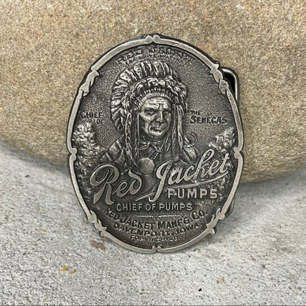 Vintage Silver Belt Buckle